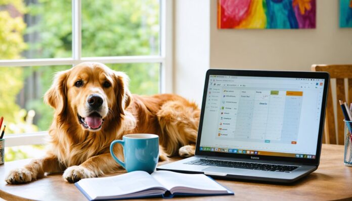 managing online study time